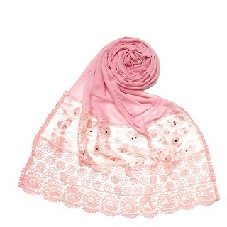 Limited Stock - Fashionable Designer stole | Light Pink